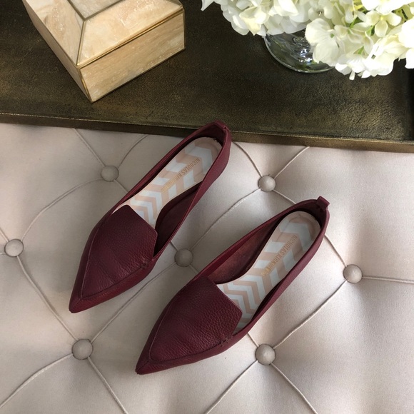 Nicholas Kirkwood Shoes - Nicholas Kirkwood Beya Loafers in Burgundy Grained Leather 38